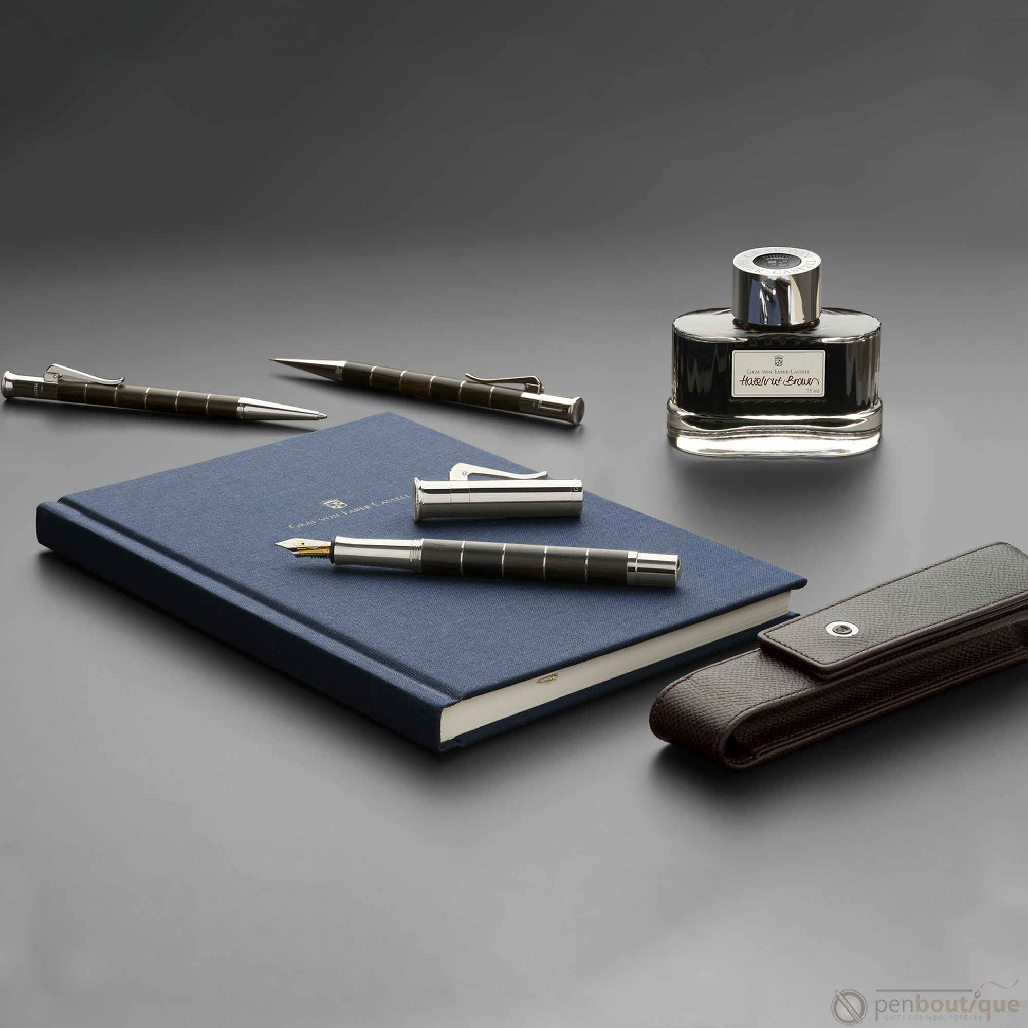 Graf Von Faber Castell Classic Anello Grenadilla Fountain Pen-Pen Boutique Ltd