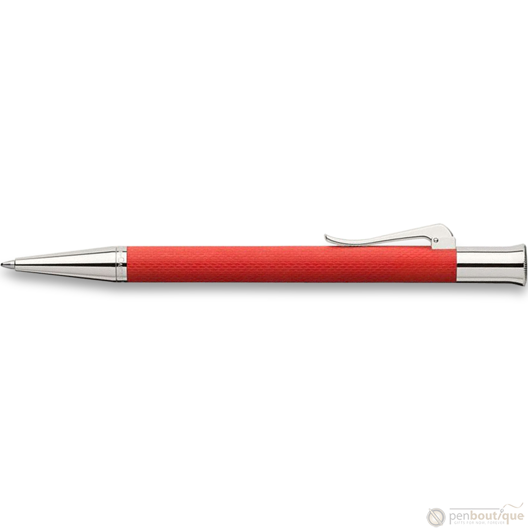 Graf Von Faber-Castell Guilloche Ballpoint Pen - India Red-Pen Boutique Ltd