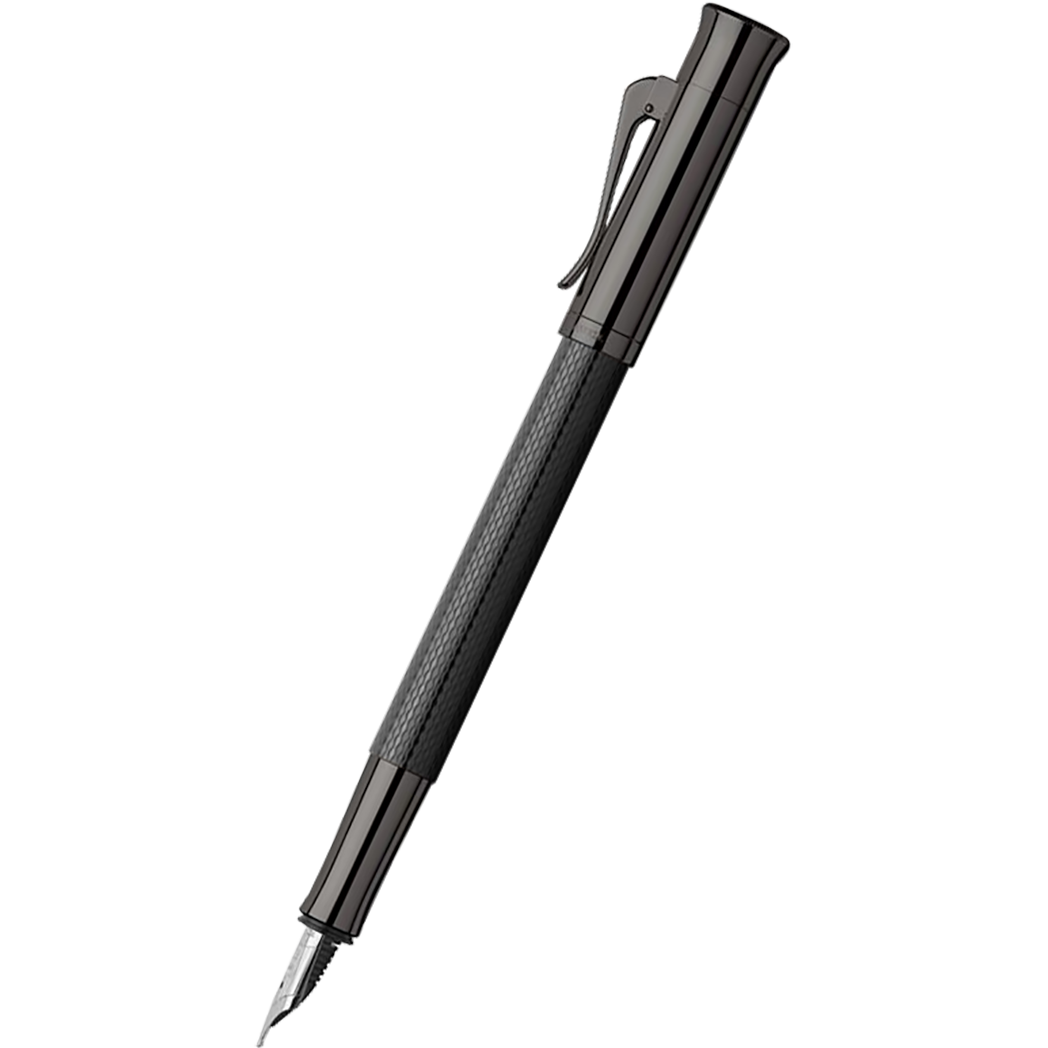 Graf Von Faber-Castell Guilloche Fountain Pen - Black Edition-Pen Boutique Ltd