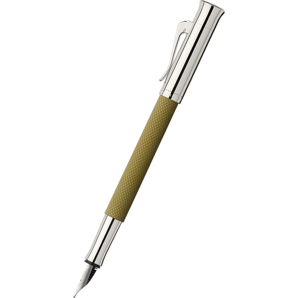 Graf Von Faber Castell Guilloche Olive Green Fountain Pen-Pen Boutique Ltd
