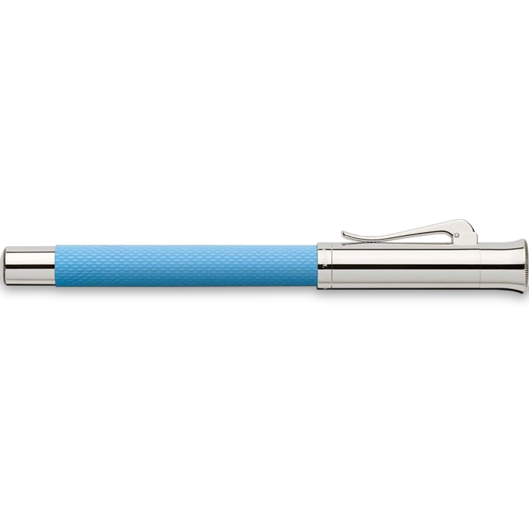 Graf Von Faber-Castell Guilloche Rollerball Pen - Gulf Blue-Pen Boutique Ltd