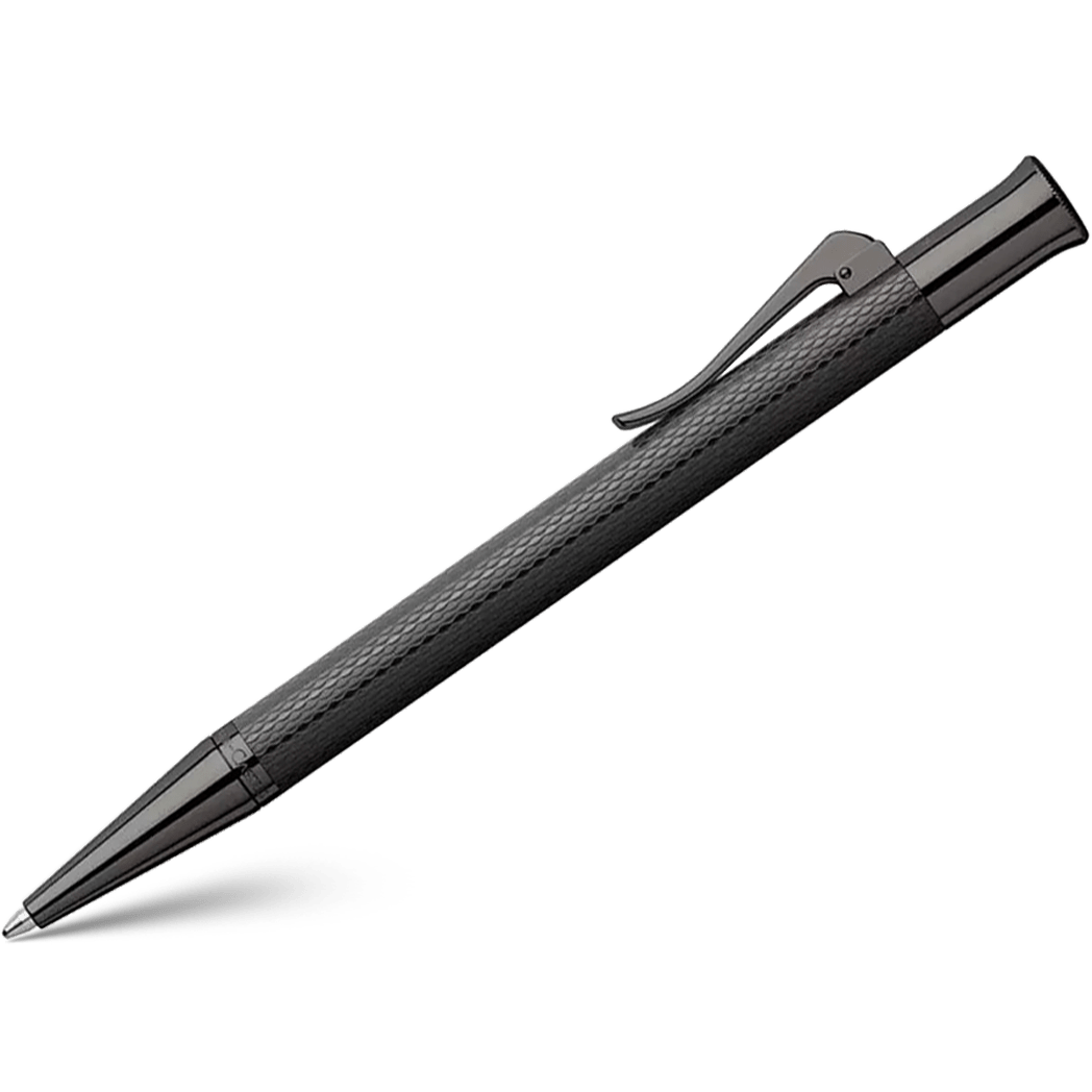 Graf Von Faber-Castell Guilloche Ballpoint Pen - Black Edition-Pen Boutique Ltd