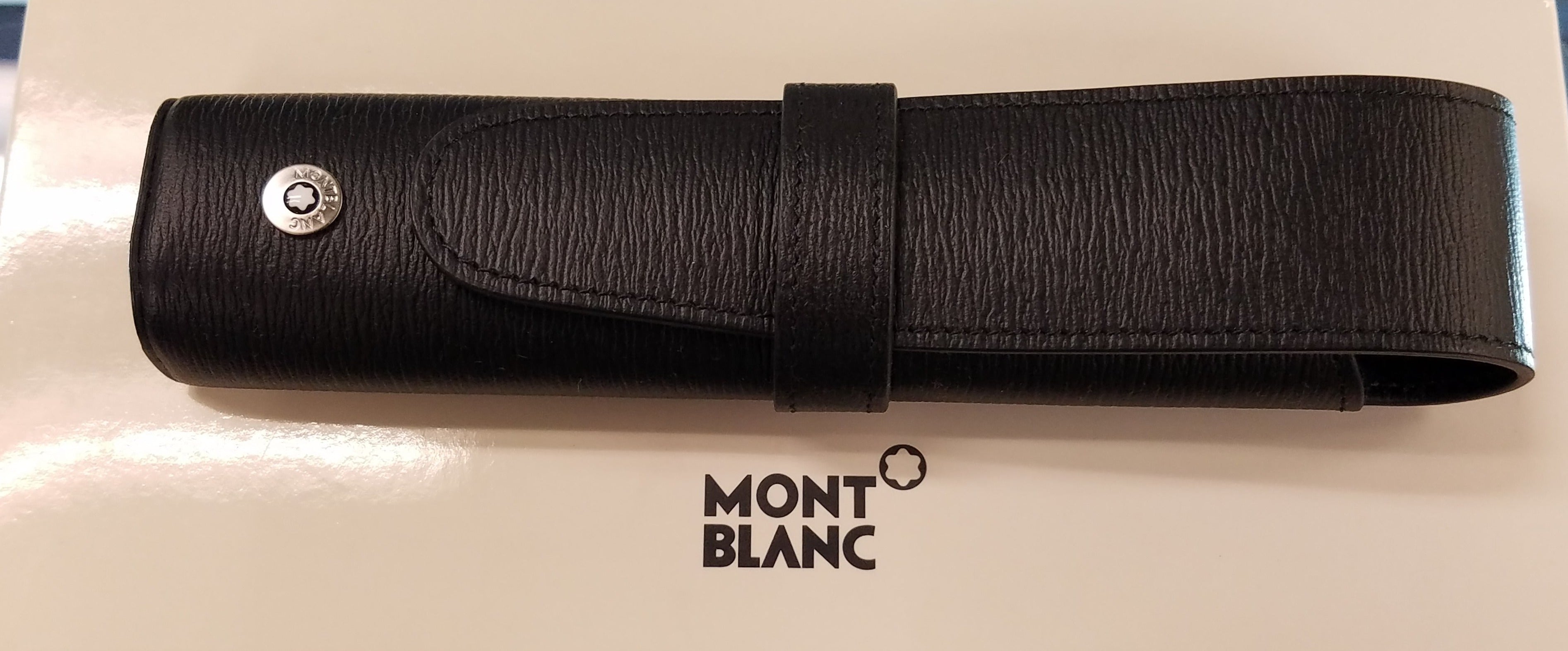 Montblanc Meisterstuck Pen Pouch - Black - Pen Boutique Ltd