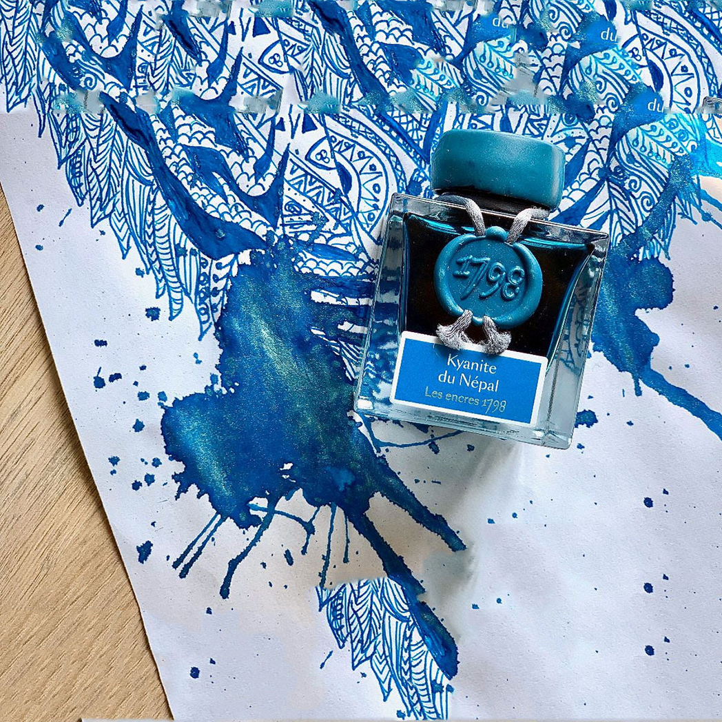 J. Herbin 1798 Anniversary Bottled Ink - Kyanite du Népal-Pen Boutique Ltd