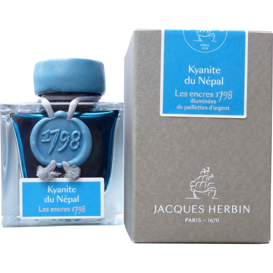 J. Herbin 1798 Anniversary Bottled Ink - Kyanite du Népal-Pen Boutique Ltd