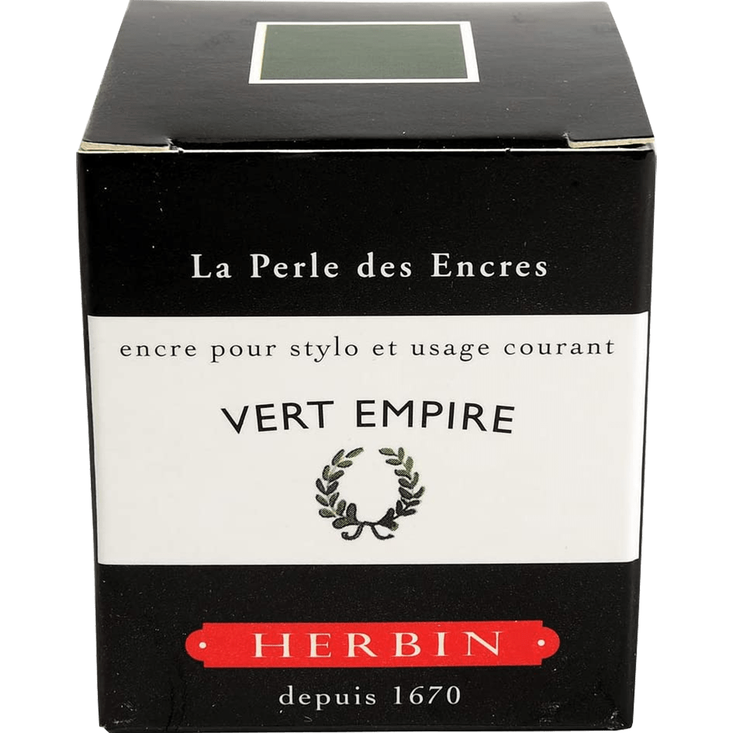 J. Herbin 30ml Fountain Pen Vert Empire Bottled Ink - Pen Boutique Ltd