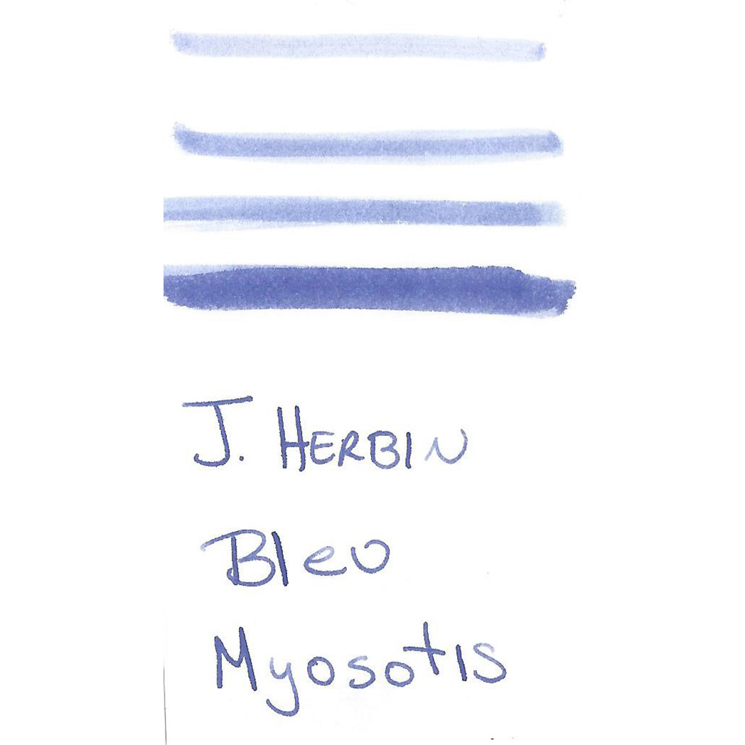 J. Herbin Fountain Pen Bleu Myosotis Ink Cartridge-Pen Boutique Ltd