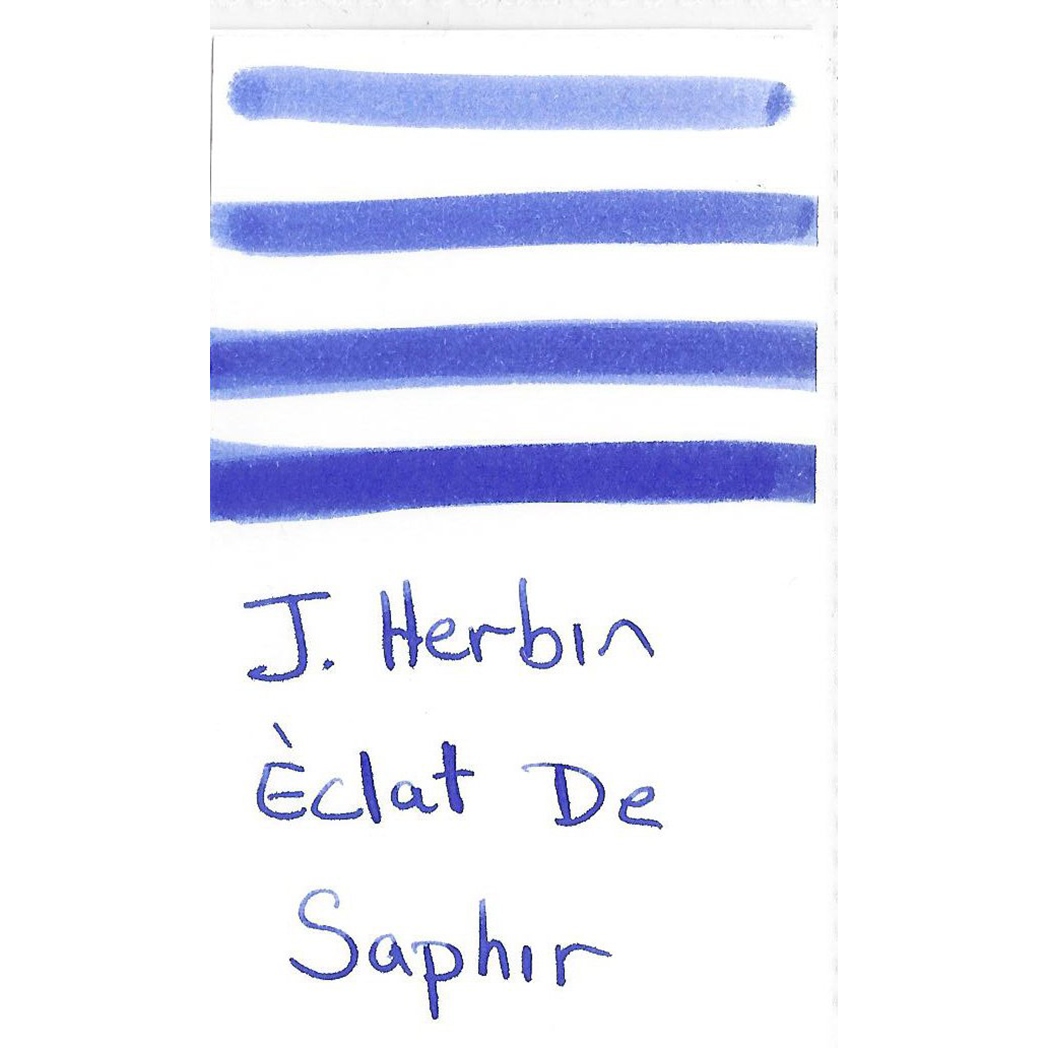 J. Herbin Fountain Pen Eclat De Saphir Ink Cartridge-Pen Boutique Ltd