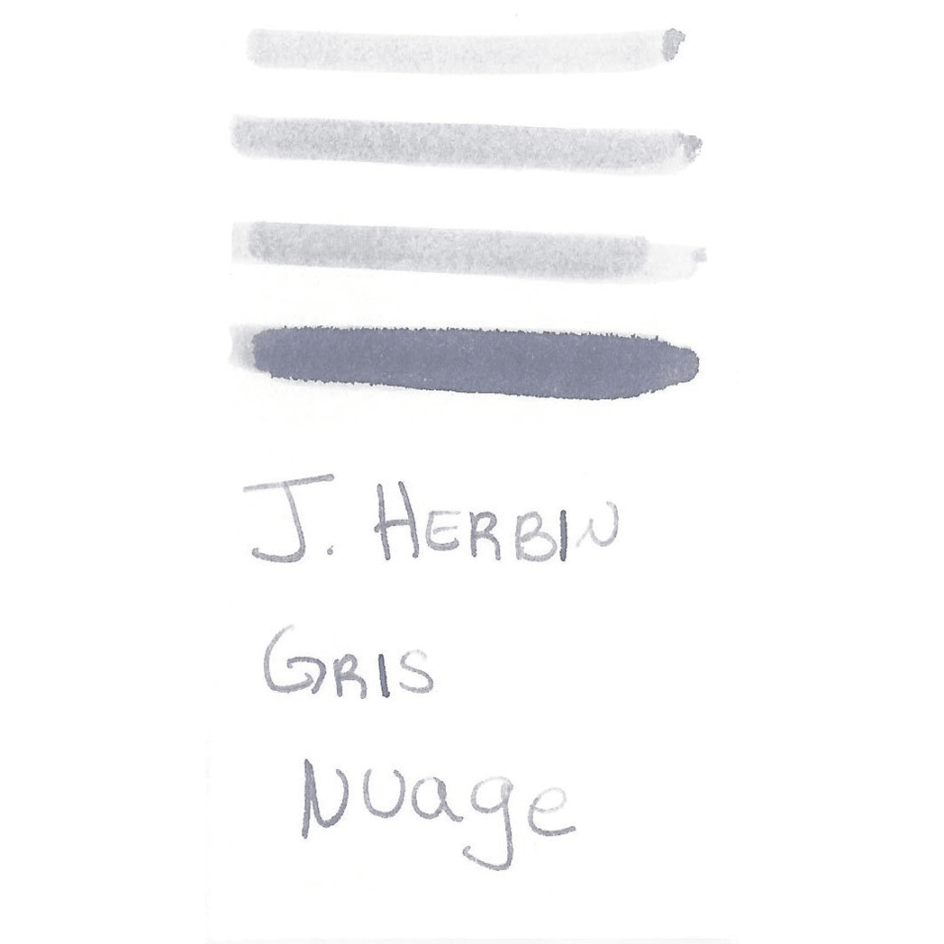 J. Herbin Fountain Pen Gris Nuage Ink Cartridge - Pen Boutique Ltd