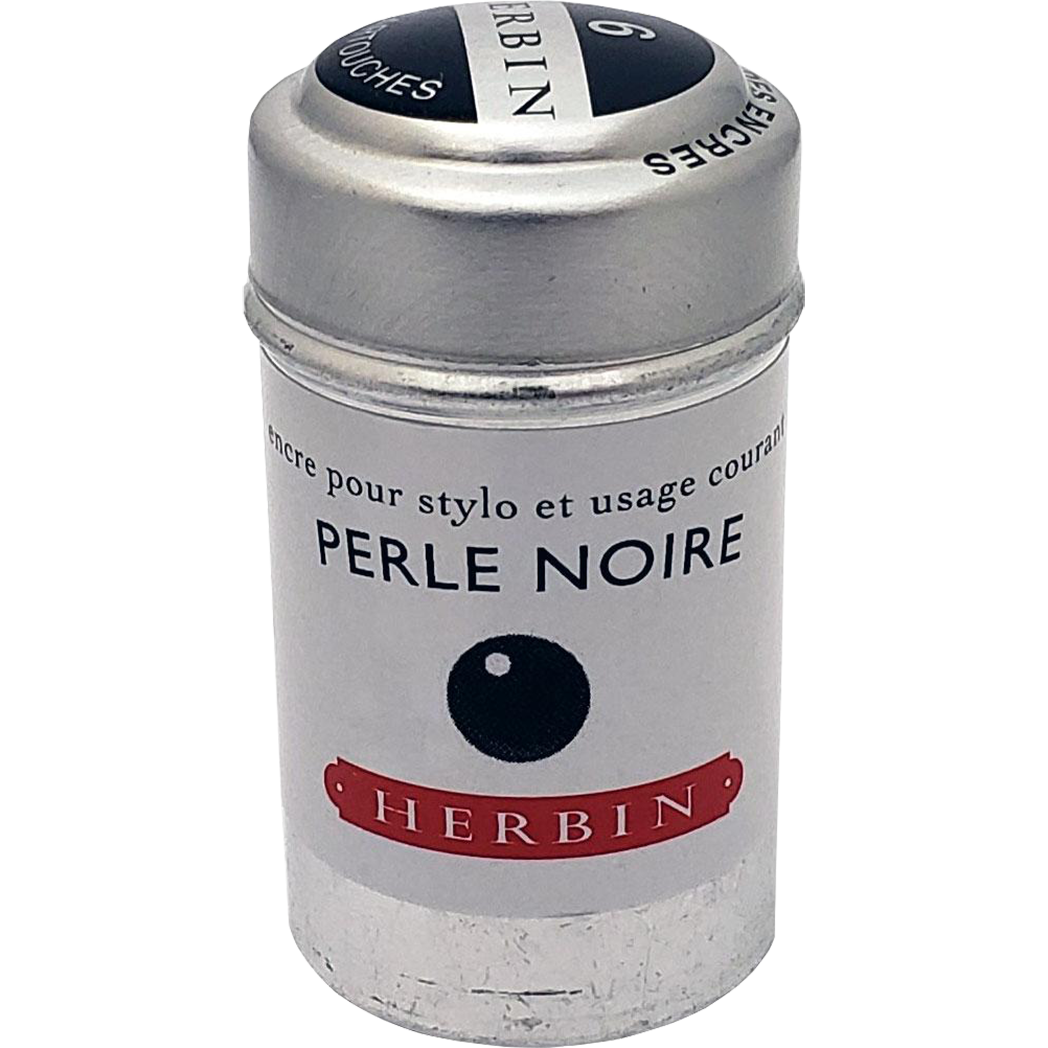 J. Herbin Fountain Pen Perle Noire Ink Cartridge-Pen Boutique Ltd