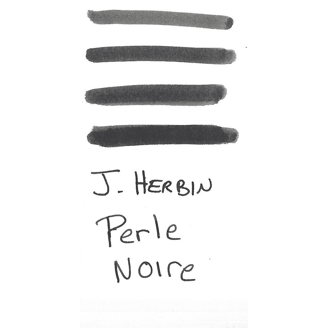 J. Herbin Fountain Pen Perle Noire Ink Cartridge - Pen Boutique Ltd
