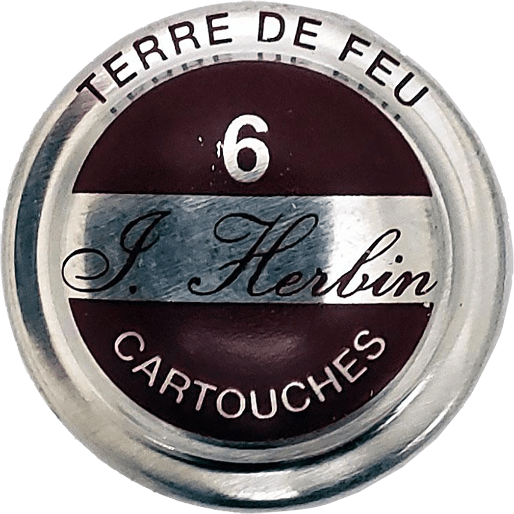 J. Herbin Fountain Pen Terre De Feu Ink Cartridge - Pen Boutique Ltd