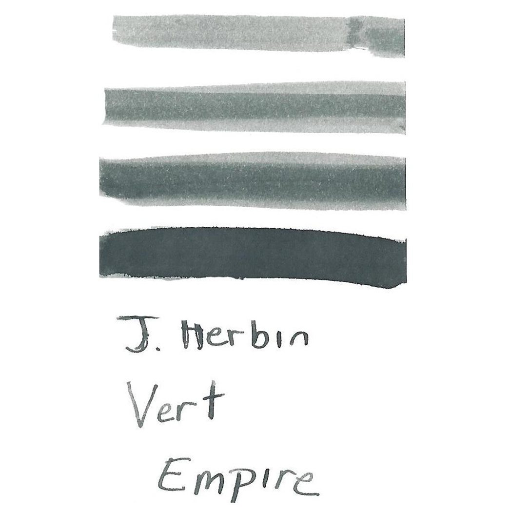 J. Herbin Fountain Pen Vert Empire Ink Cartridge-Pen Boutique Ltd