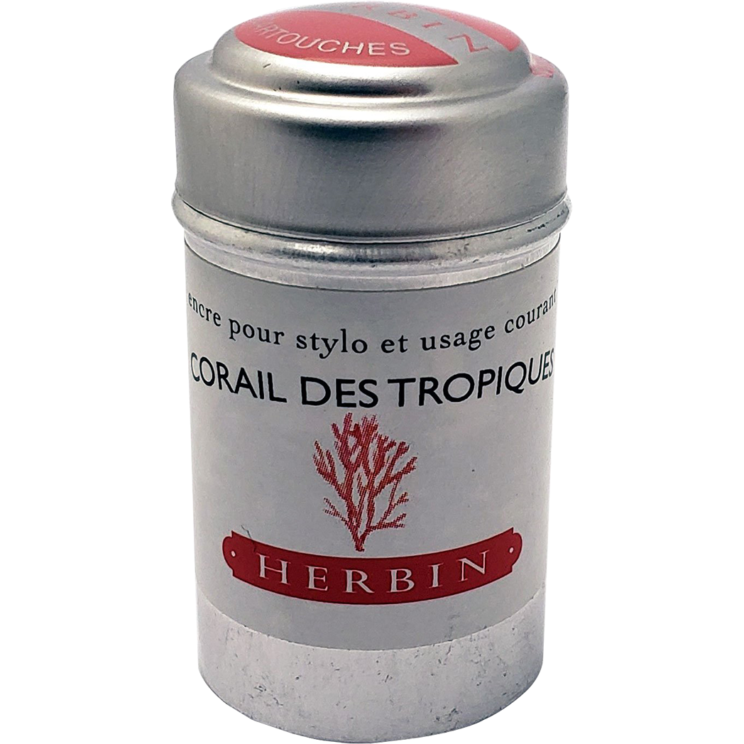 J. Herbin Ink Cartridge - Corail Des Tropiques-Pen Boutique Ltd