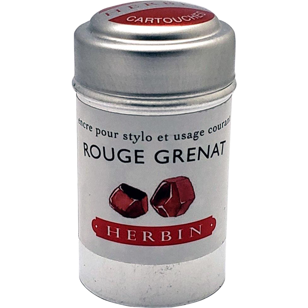 J. Herbin Ink Cartridge - Rouge Grenat-Pen Boutique Ltd