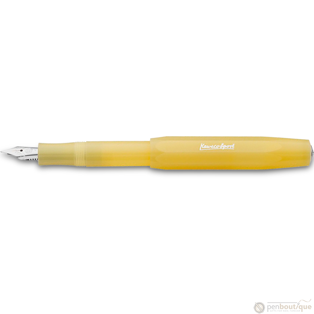 Kaweco Frosted Sport Fountain Pen - Sweet Banana-Pen Boutique Ltd