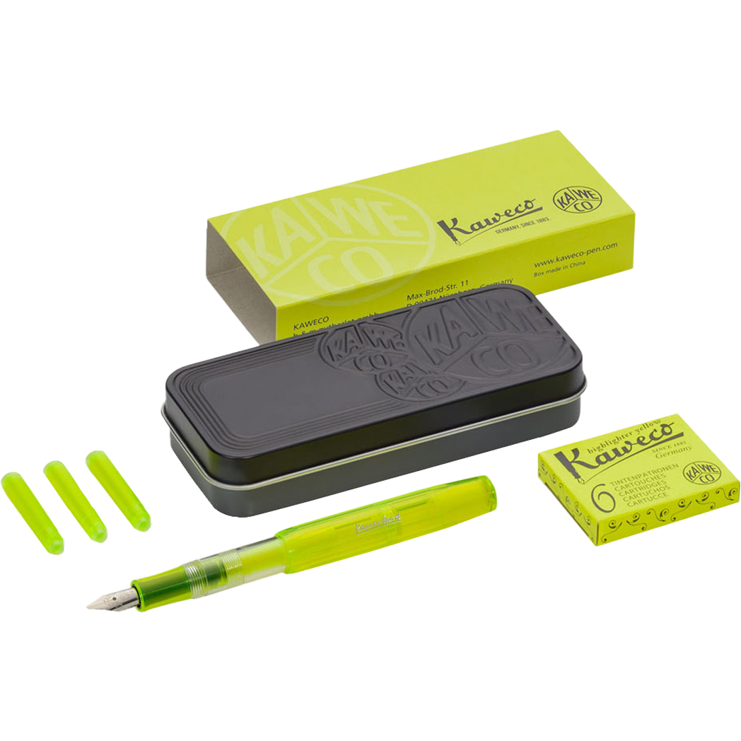 Kaweco Ice Sport Glow Marker Set - Yellow-Pen Boutique Ltd