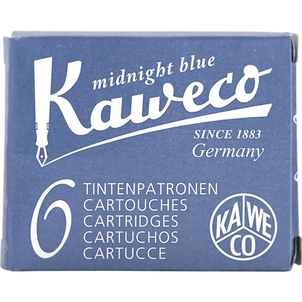 Kaweco Ink Cartridges - 6 pieces - Midnight Blue - Pen Boutique Ltd