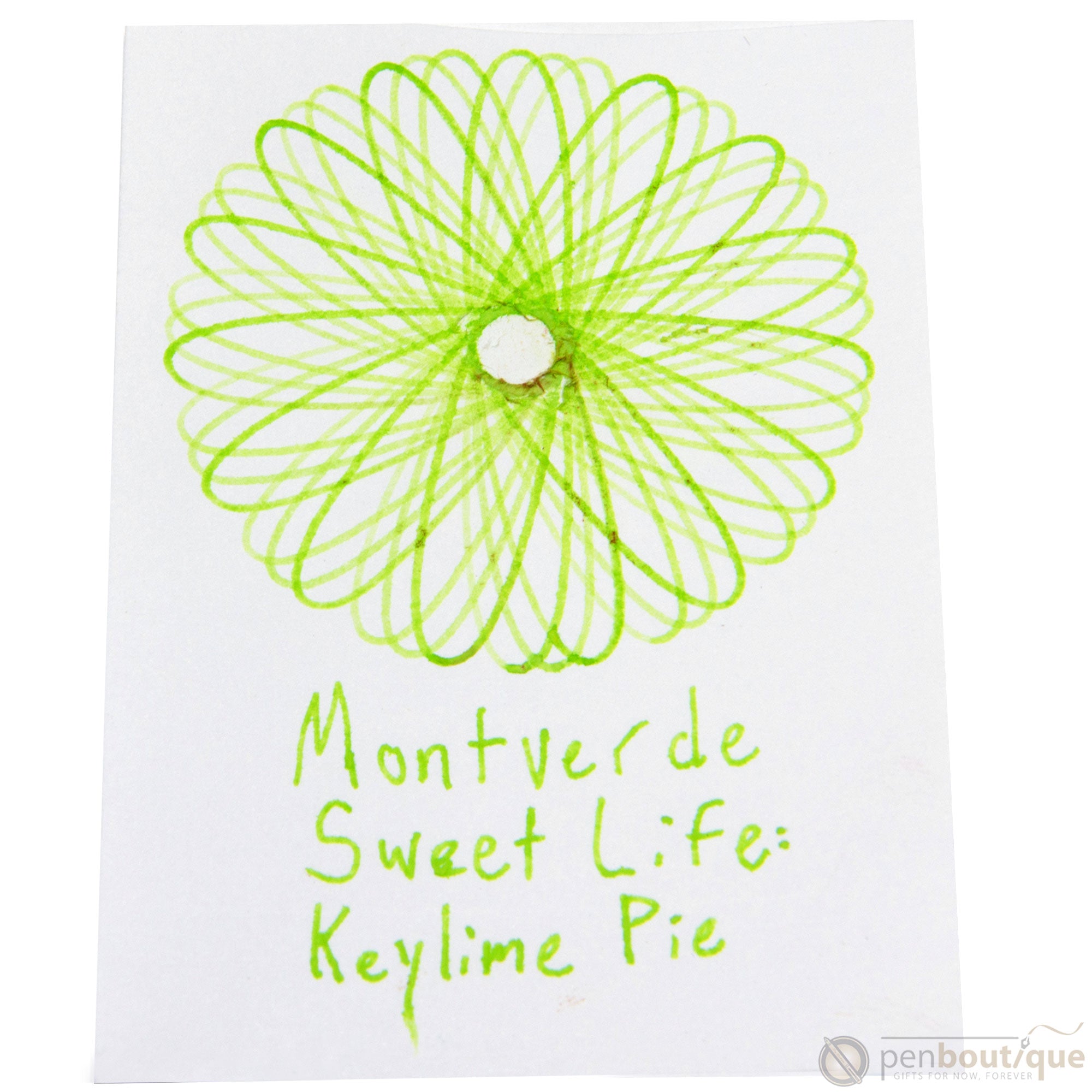 Monteverde Sweet Life Ink Bottle - Keylime Pie - 30ml - Pen Boutique Ltd