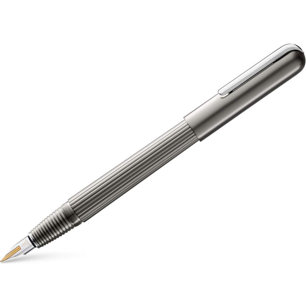 Lamy Imporium Titanium/Platinum Fountain Pen-Pen Boutique Ltd
