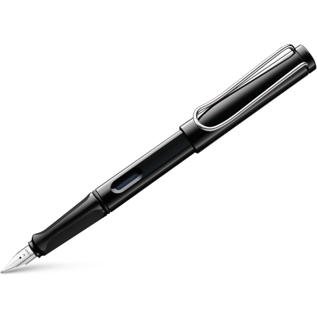 Lamy Safari Shiny Black Fountain Pen-Pen Boutique Ltd