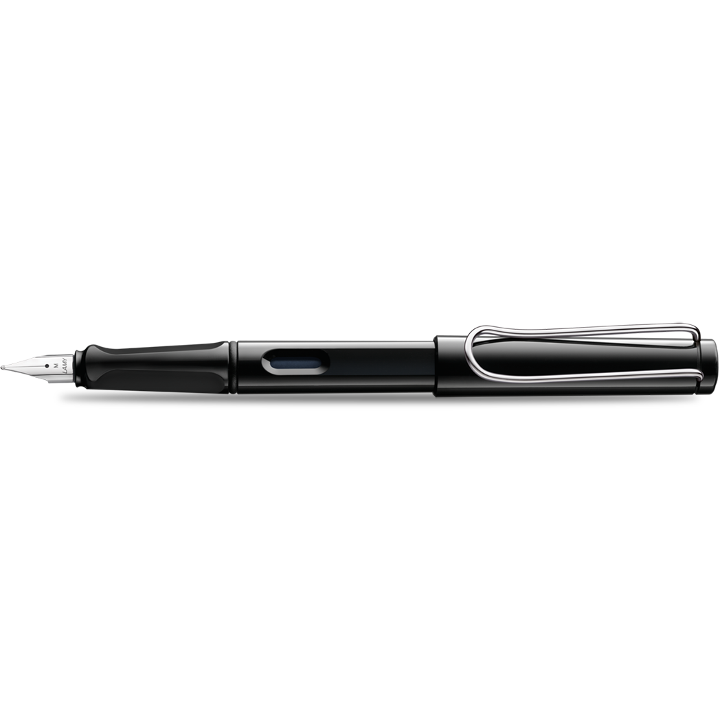 Lamy Safari Shiny Black Fountain Pen-Pen Boutique Ltd