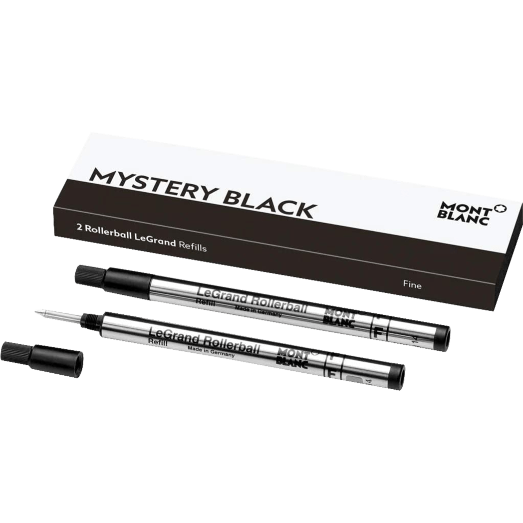 Montblanc Legrand Rollerball Refill - Mystery Black (2 Per Pack) - Pen Boutique Ltd