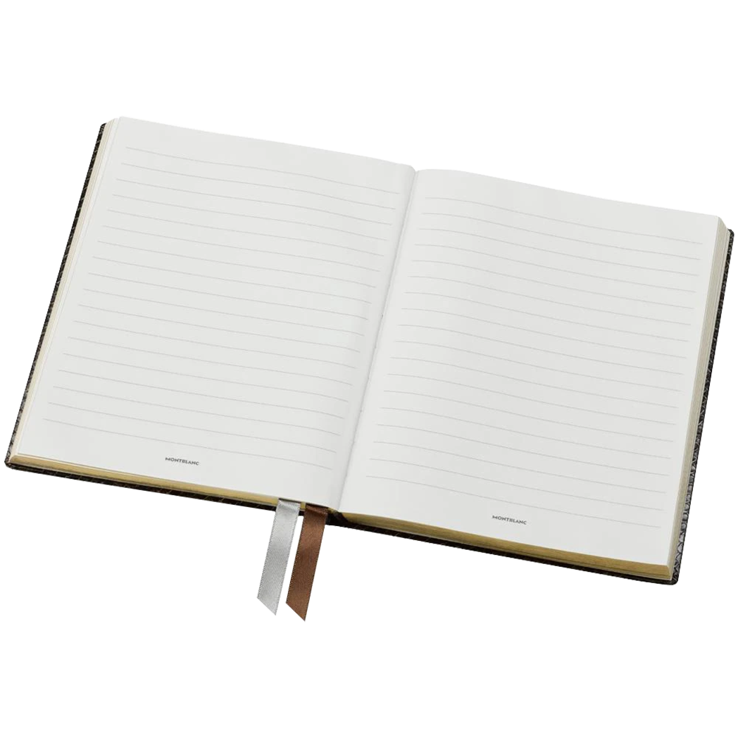 Montblanc Notebook - #146 Python Print Smoke - Lined-Pen Boutique Ltd