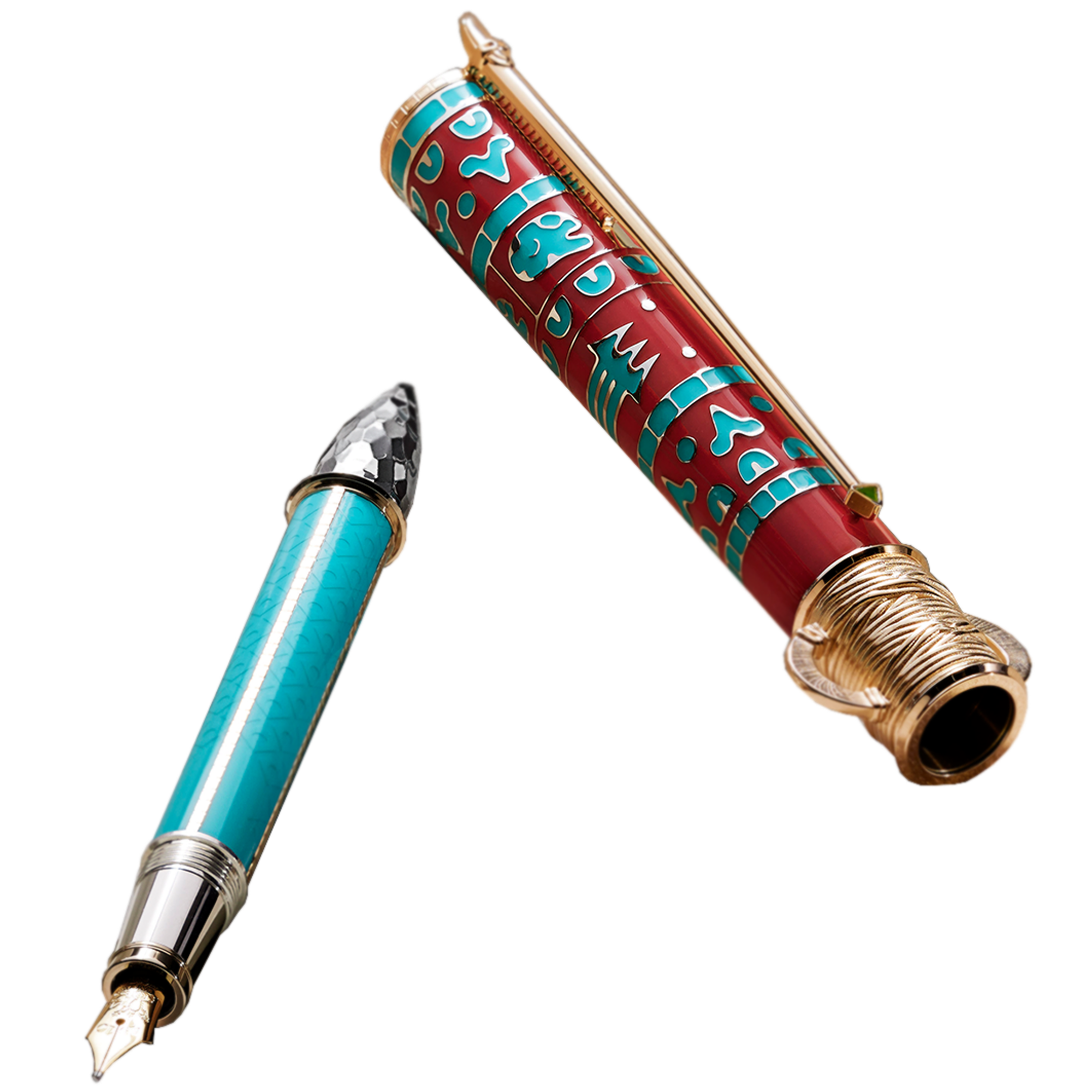 Montblanc Fountain Pen - Limited Edition 888 - Patron of Art - Moctezuma-Pen Boutique Ltd