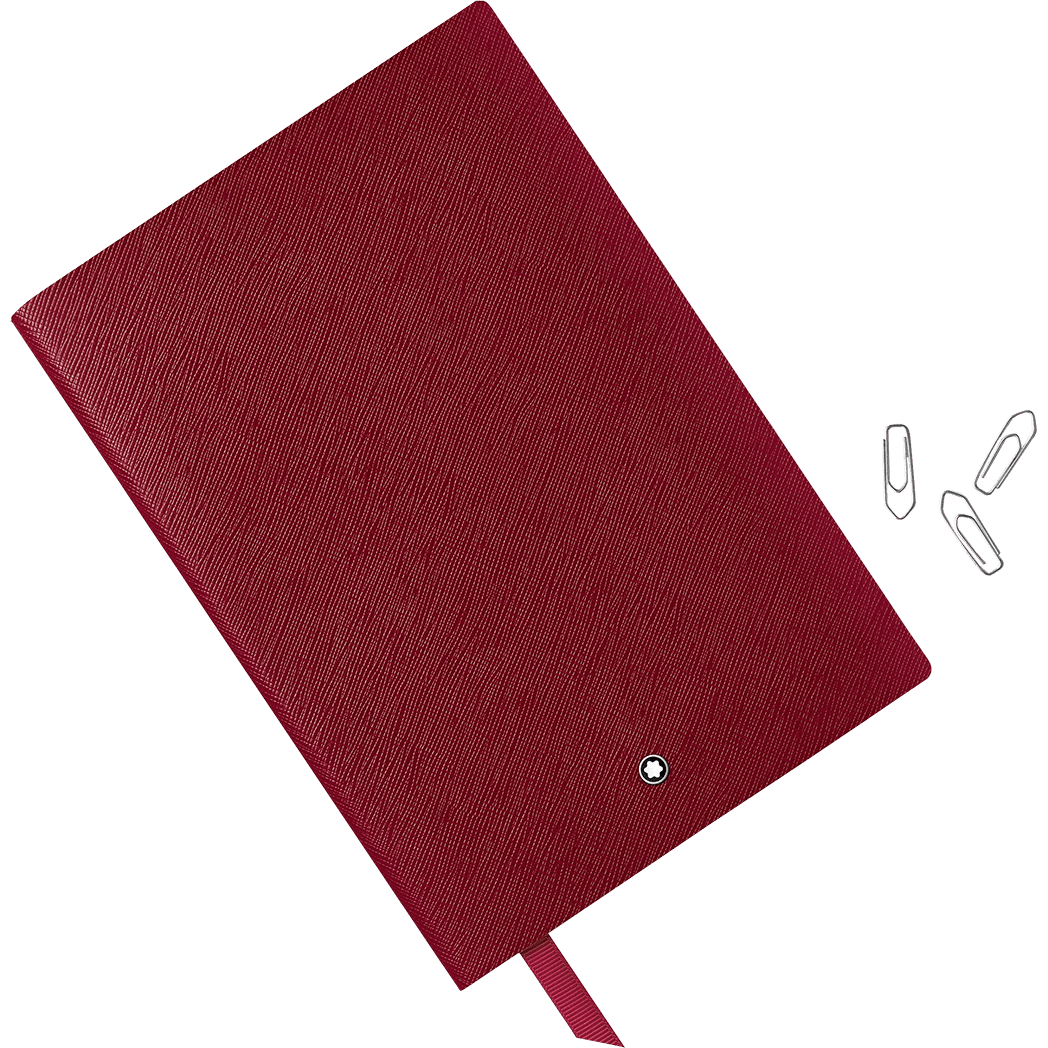 Montblanc Notebook - 146 Carmine Red - Lined - Pen Boutique Ltd