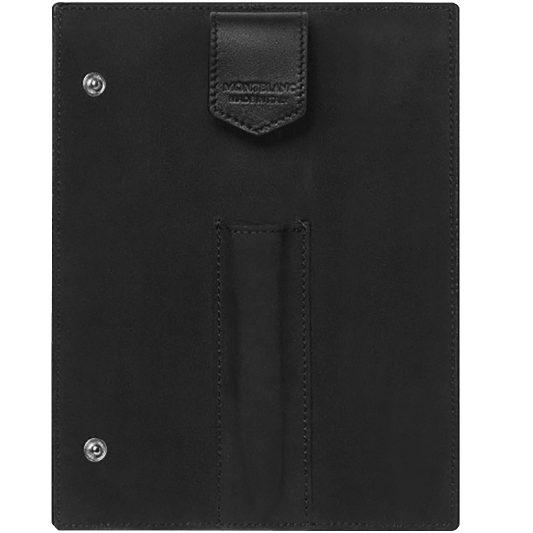 Montblanc Pen Pouch - Soft Grain Black - Pen Boutique Ltd