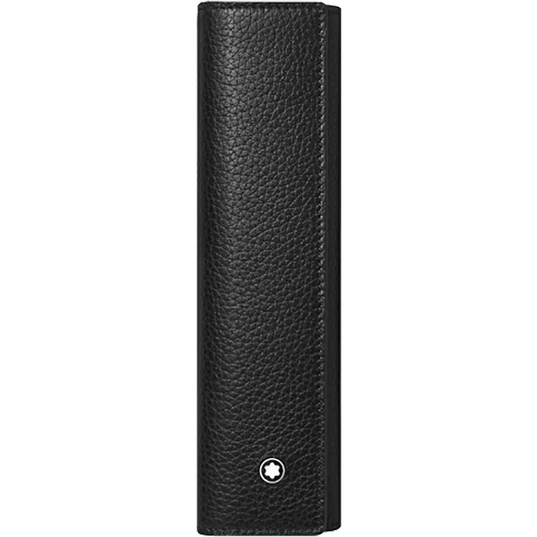 Montblanc Pen Pouch - Soft Grain Black - Pen Boutique Ltd