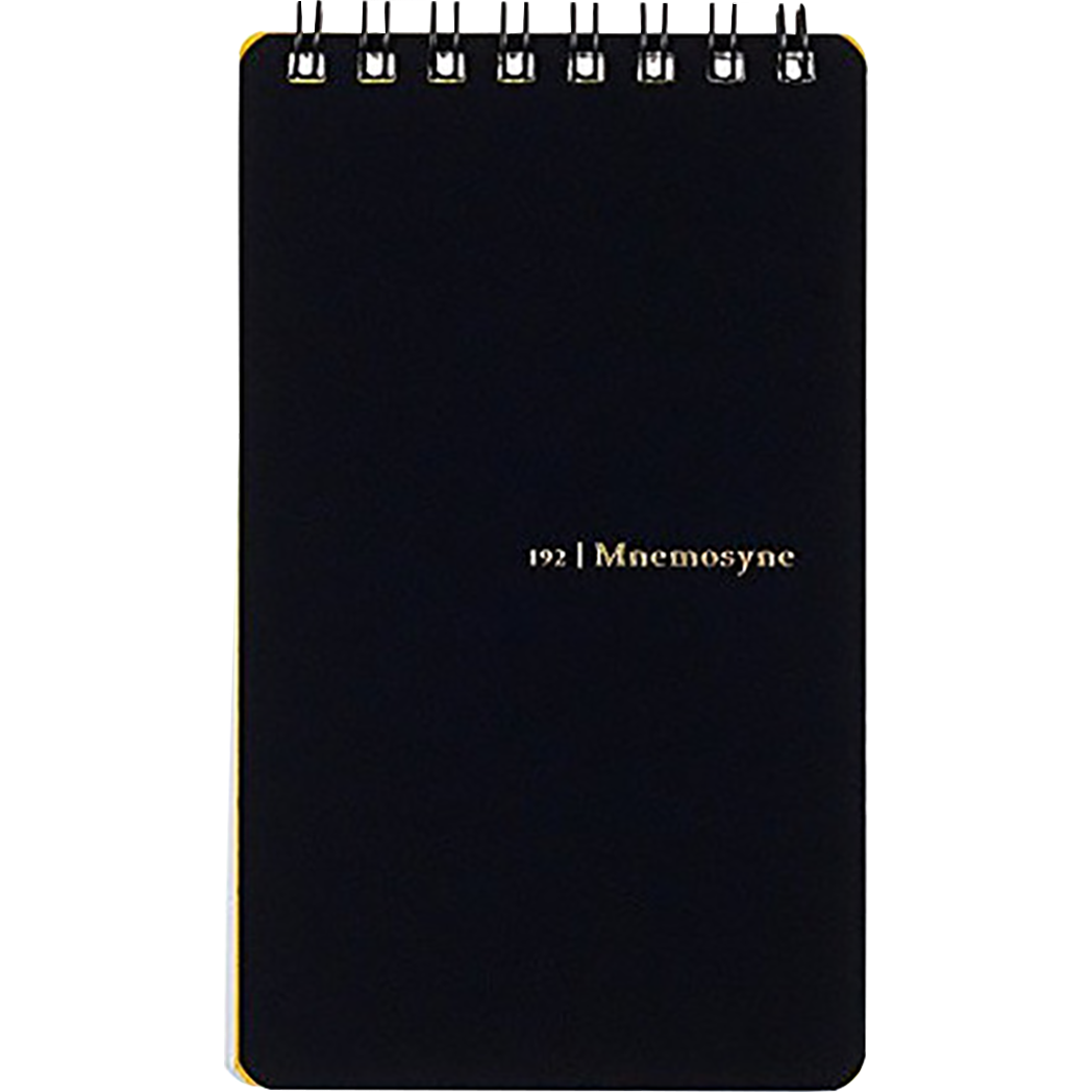 Maruman Mnemosyne Notebook - Black - Lined - B7-Pen Boutique Ltd