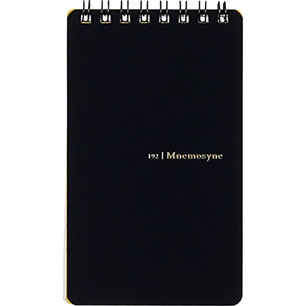 Maruman Mnemosyne Notebook - Black - Lined - B7 - Pen Boutique Ltd