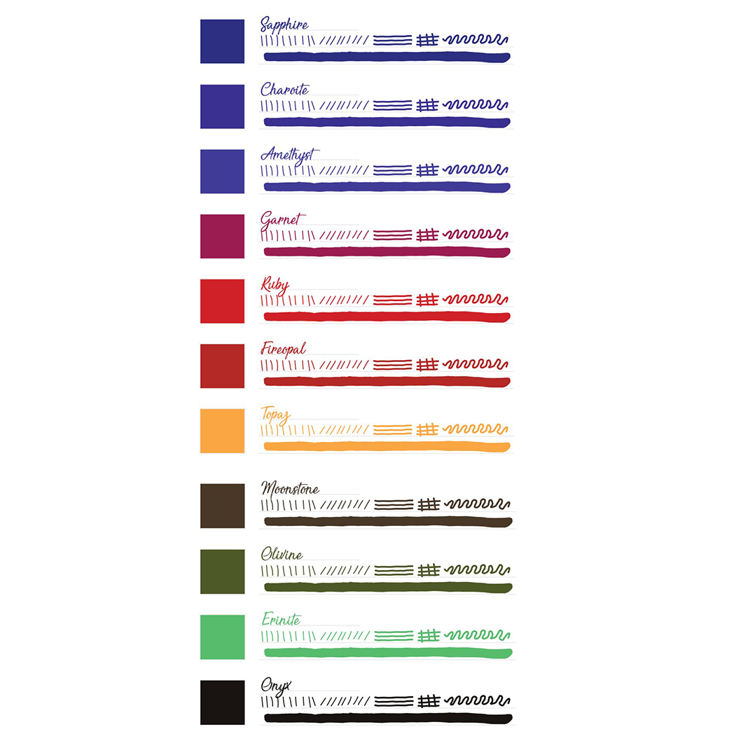 Monteverde USA Gemstone Ink Set-Pen Boutique Ltd