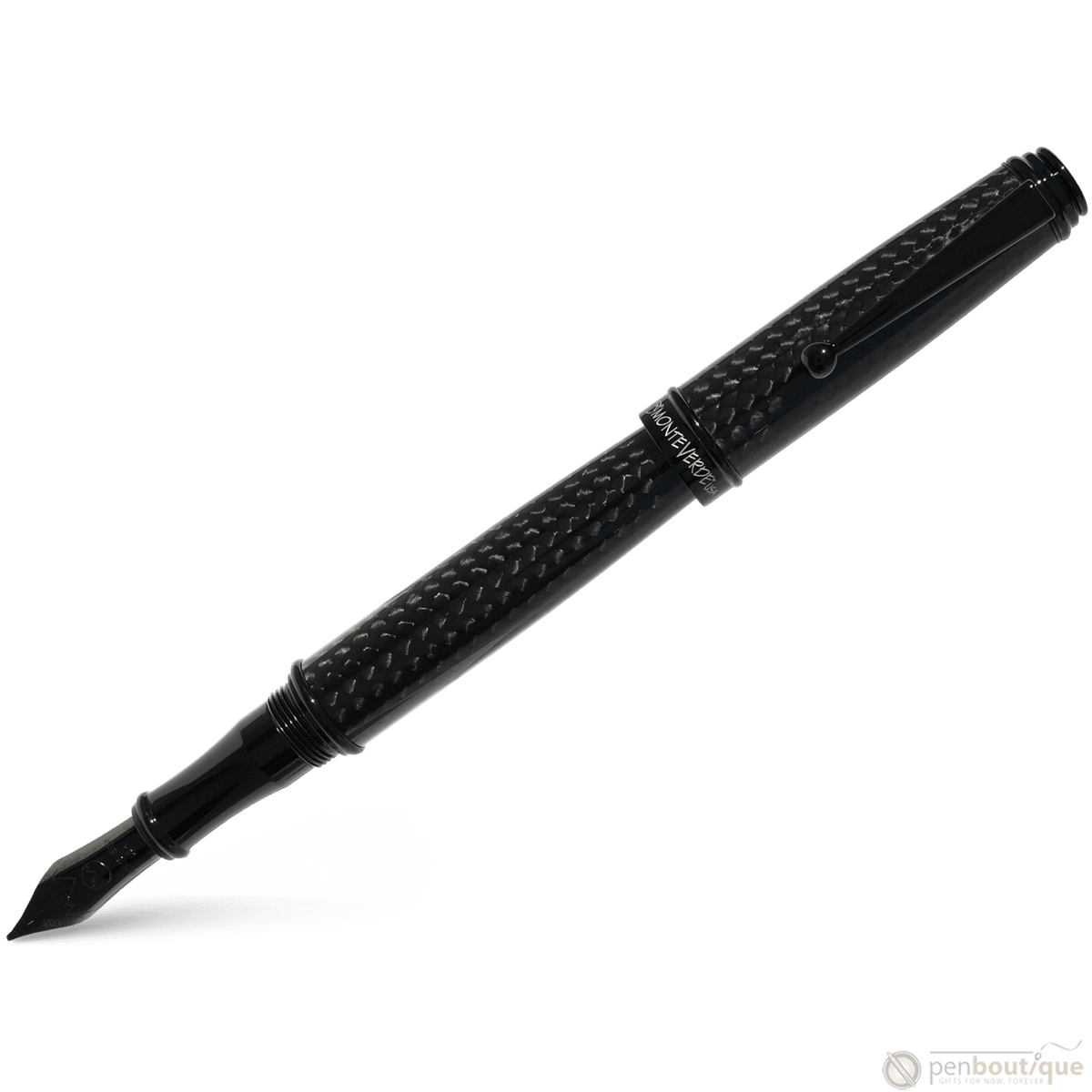 Monteverde Invincia Deluxe Black Fountain Pen - Pen Boutique Ltd