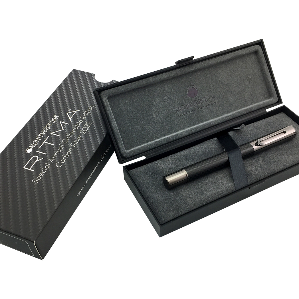 Monteverde Ritma Rollerball Pen - Special Annual Collectible Edition - Carbon Fiber-Pen Boutique Ltd