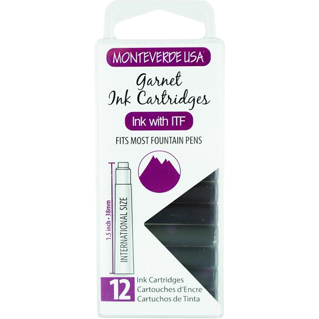 Monteverde Garnet - Ink Cartridges-Pen Boutique Ltd