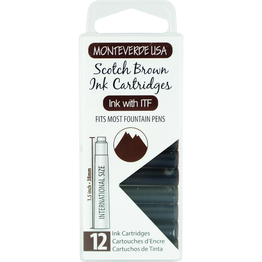 Monteverde Scotch Brown - Ink Cartridges-Pen Boutique Ltd