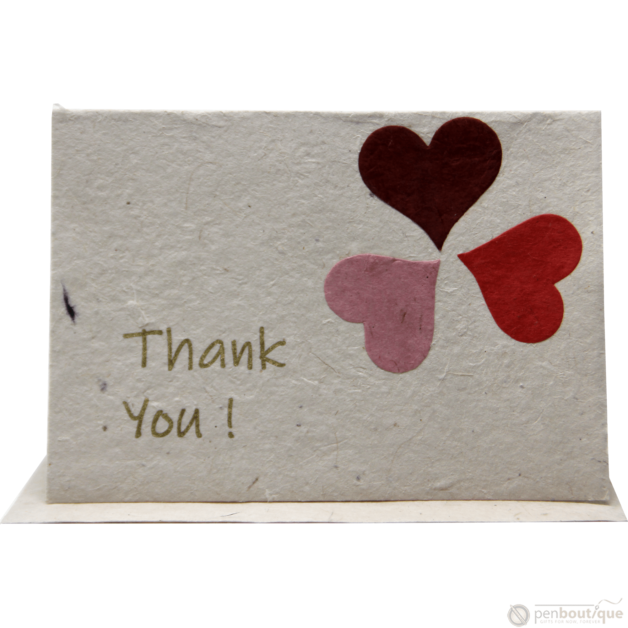 Monk Paper Thank You Note with Rose Petal Envelope - pack of 12 - Pen Boutique Ltd
