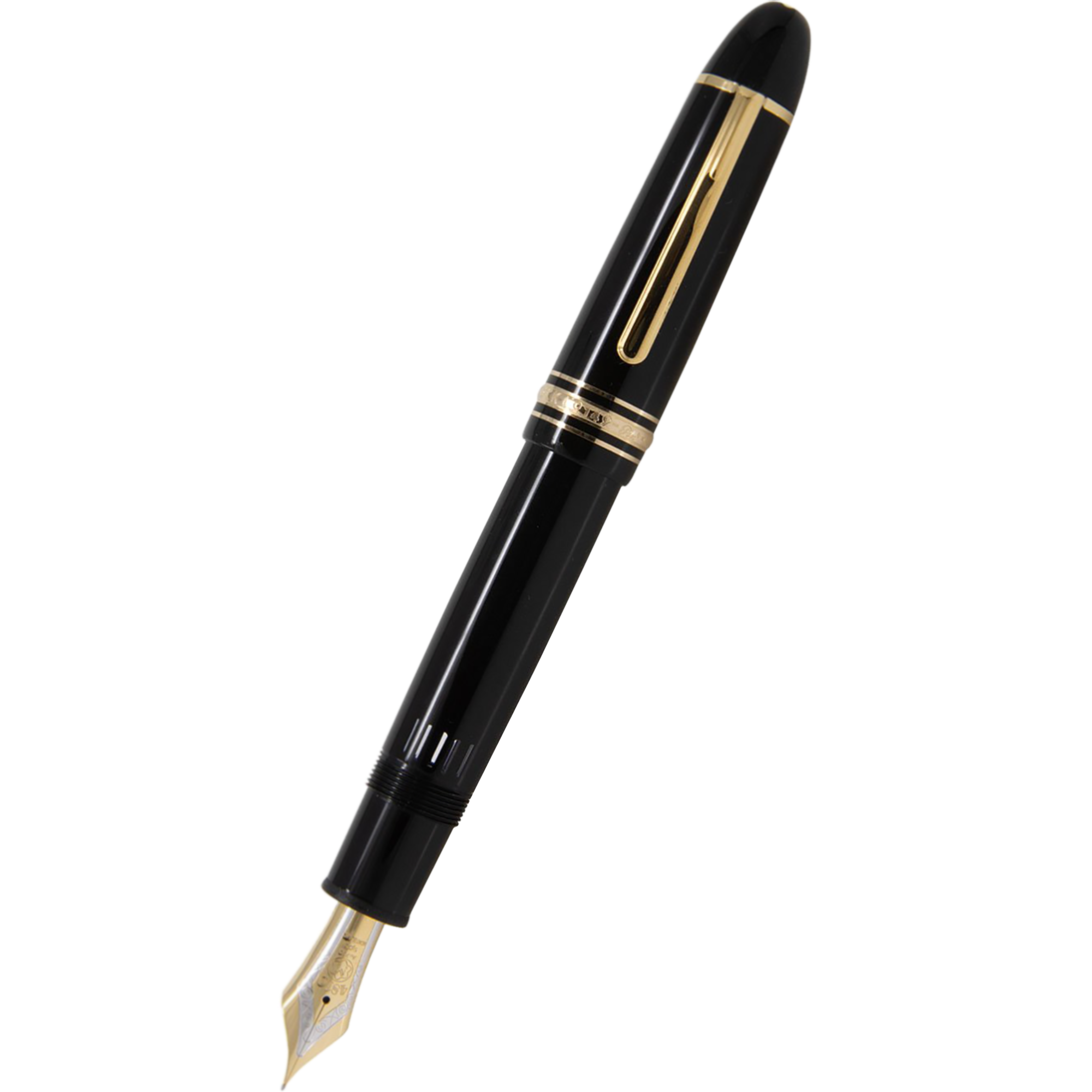 Montblanc Meisterstuck Fountain Pen - 149 Black - Gold Trim-Pen Boutique Ltd