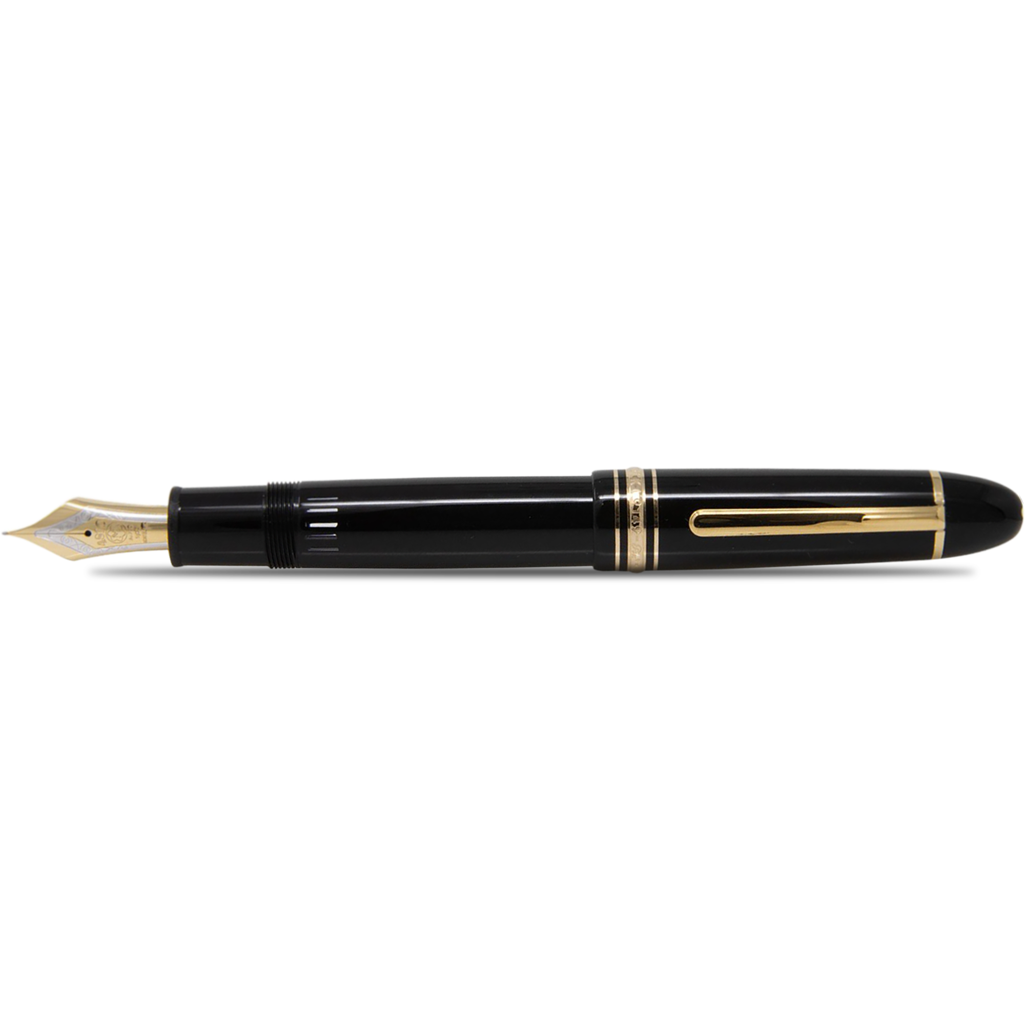 Montblanc Meisterstuck Fountain Pen - 149 Black - Gold Trim-Pen Boutique Ltd