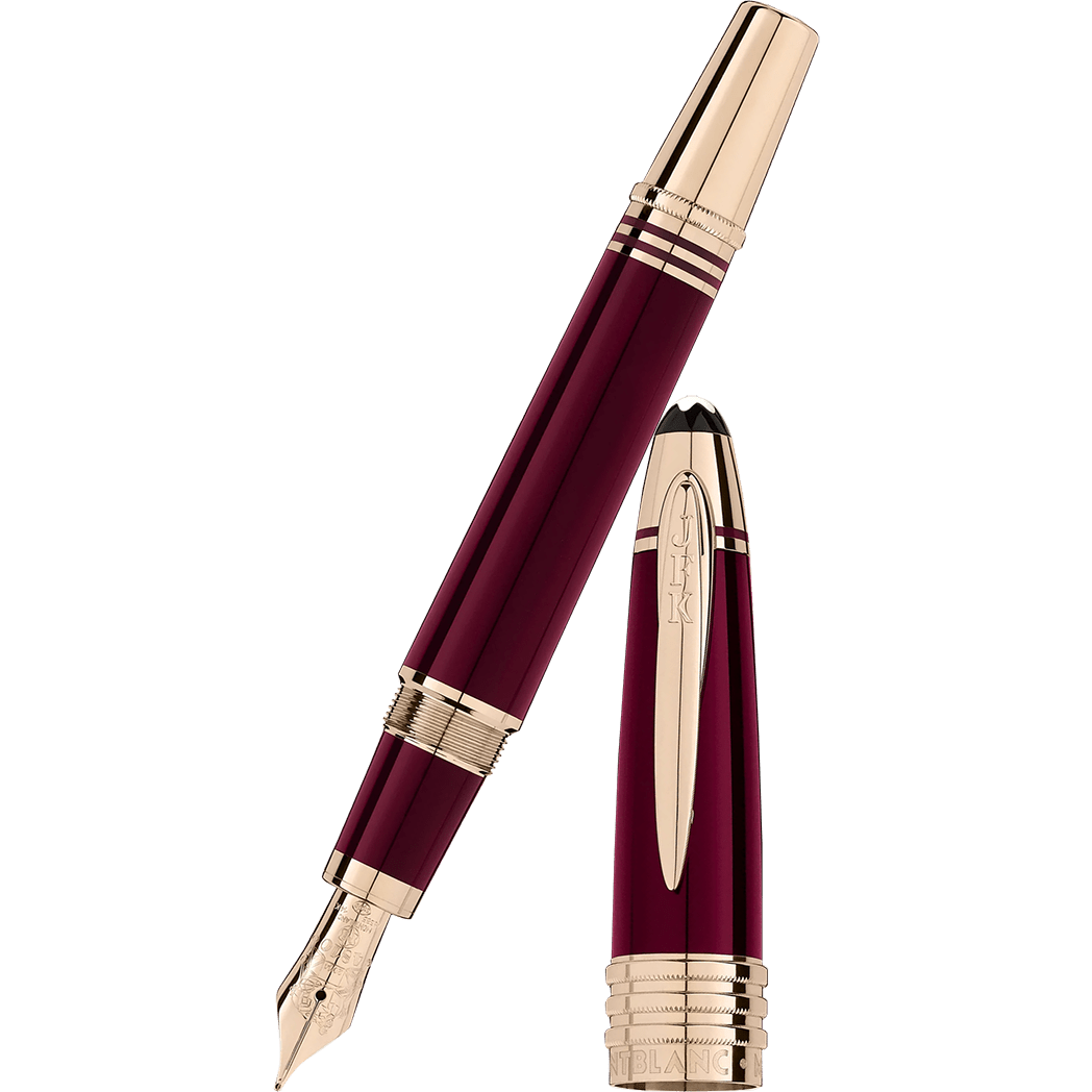 Montblanc Great Characters Fountain Pen - Special Edition - John F. Kennedy - Burgundy - Pen Boutique Ltd