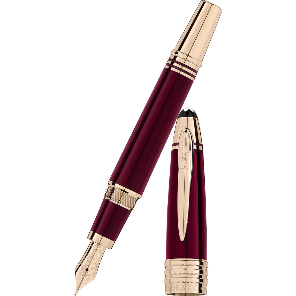 MONT BLANC ワインレッド万年筆　美品 Montblanc Great Characters Fountain Pen - Special Edition - John F. Ke