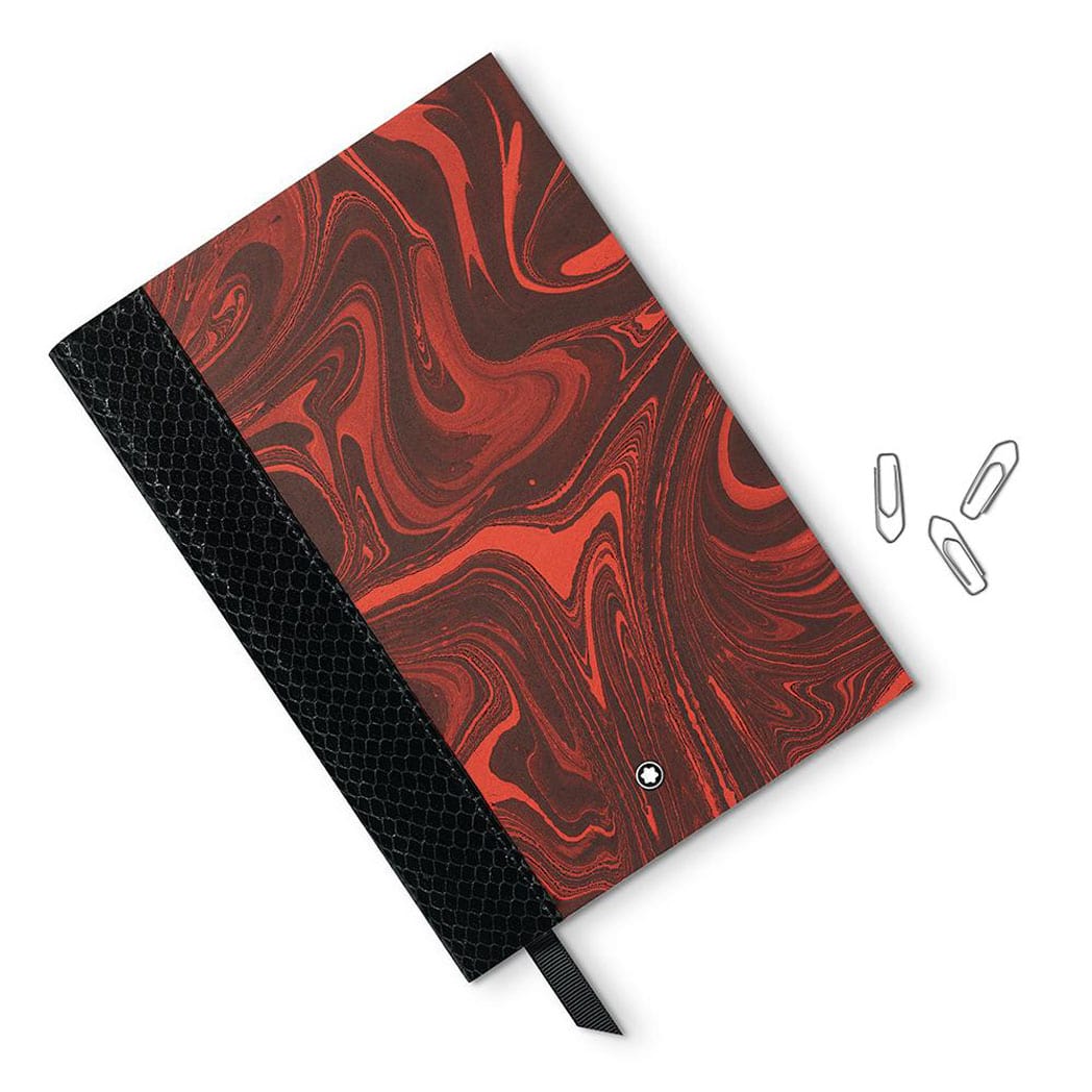 Montblanc Heritage Notebook - 146 Serpent Marble - Lined - Pen Boutique Ltd