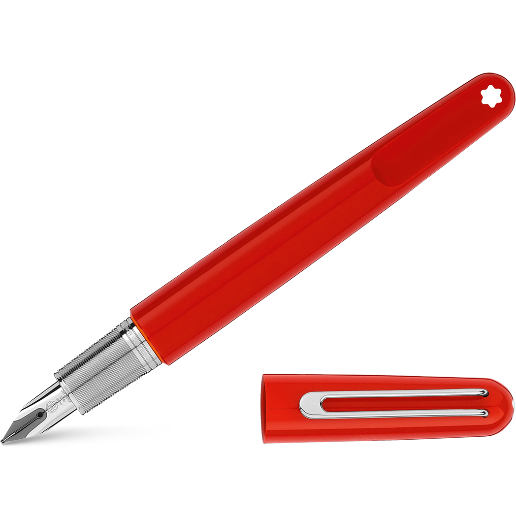 Montblanc M Fountain Pen - Red - Fine-Pen Boutique Ltd