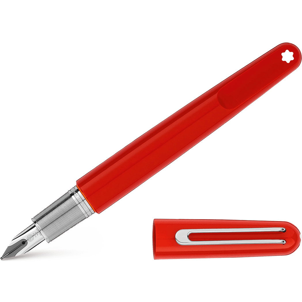 Montblanc M Fountain Pen - Red - Fine - Pen Boutique Ltd