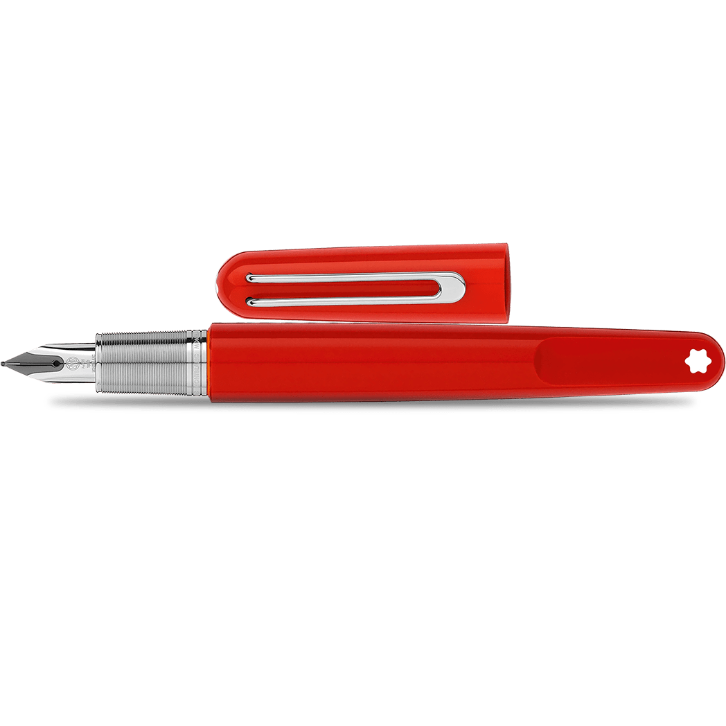 Montblanc M Fountain Pen - Red - Fine - Pen Boutique Ltd