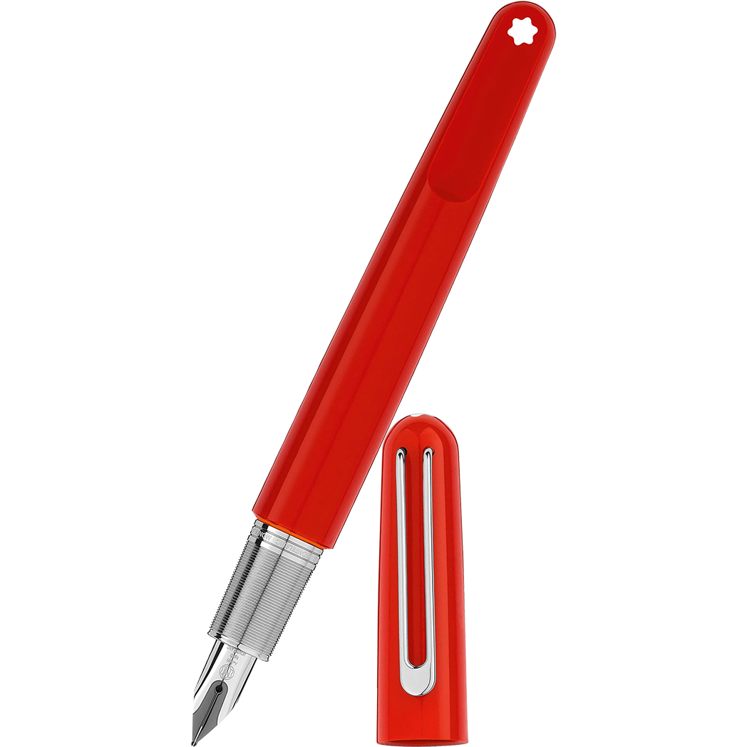 Montblanc M Fountain Pen - Red - Fine-Pen Boutique Ltd