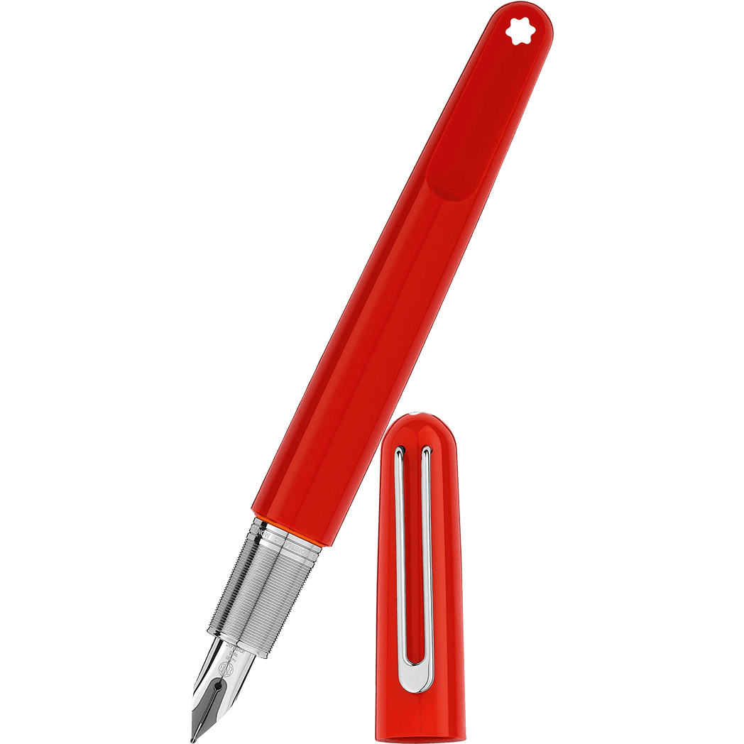 Montblanc M Fountain Pen - Red - Fine - Pen Boutique Ltd
